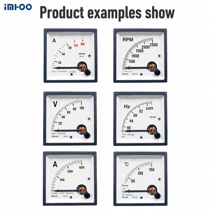 SQ-72 Analog Pressure Gauge with 1.5% Accuracy and 0-10 MPa Range for Hydraulic Pneumatic Systems Panel Meter