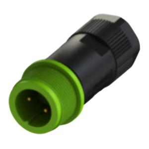 2p 2 núcleo macho conectores de arnês de fio LED conectores de fio PA66 Shell