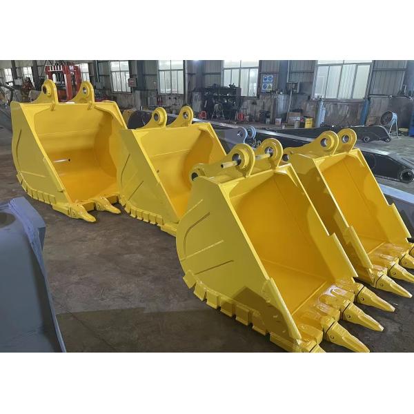 Strong Reinforcement Board Excavator Rock Bucket 0.4-0.8CBM Use In PC320 Long Reach Arm