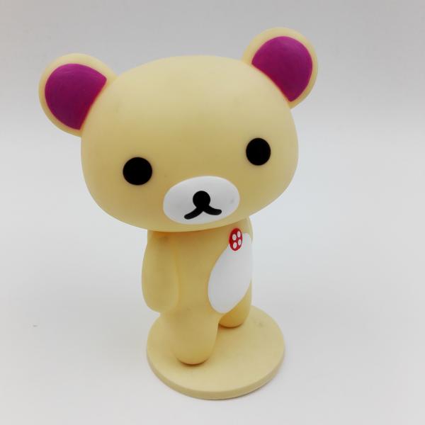 Custom Lovely Bear Rubber PVC Toys ,PVC Vinyl Action Figures , Eco-friendly For Home Decoration, Accept OEM