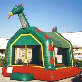 Коммерчески раздувные хвастуны, дом ПВК 0.55мм раздувной оживленный для детей ИХБ-023