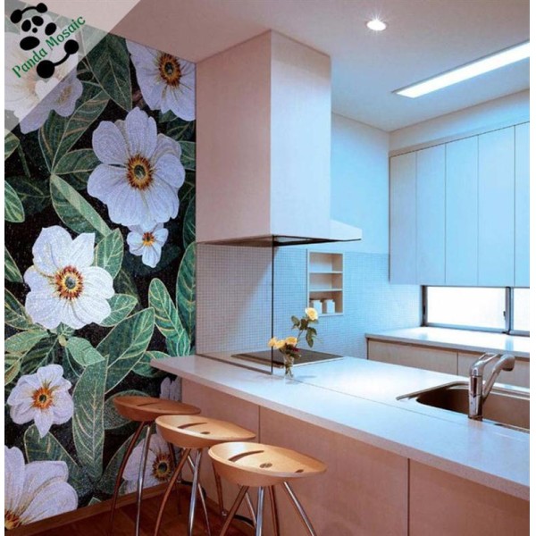 Mb Smm05 Bathroom Tiles Prices Glass Mosaics for Kitchens Tile Bathroom With Flower