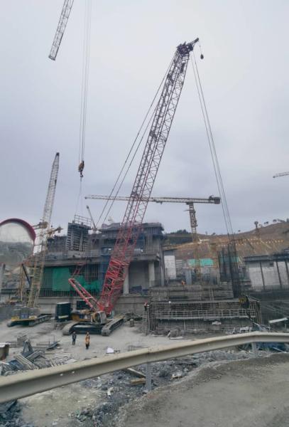 2018 Model Used Crawler Cranes 260ton SANY SCC2600A Boom 72m Luffing Jib 45m