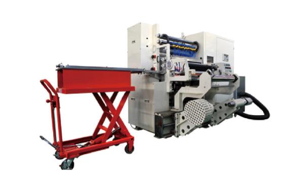 1000mm DSF Series Electrodes Slitting Rewinder Machine , Foil Slitting Machine
