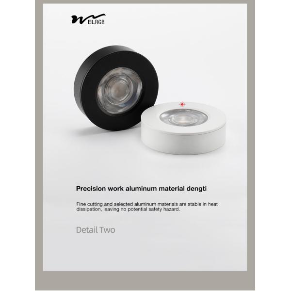 Anti-Glare Open-Mounted Spotlights for Residential 50000 Hours Working Time LED Light