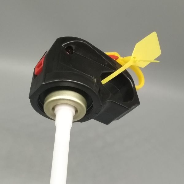  Polished Stainless Steel Male Fire Extinguisher Valve for Architectural and Decorative Applications