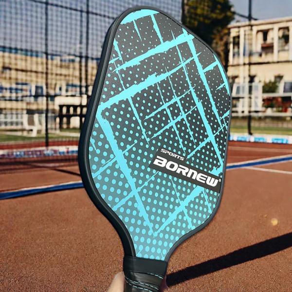 Comfortable Grip Outdoor Pickleball Paddles Lightweight 10mm Thickness