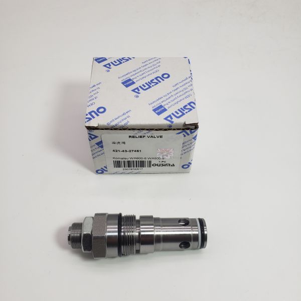 Excavator Relief Valve 421-43-27461 For KOMATSU WA600-6 WA500-6