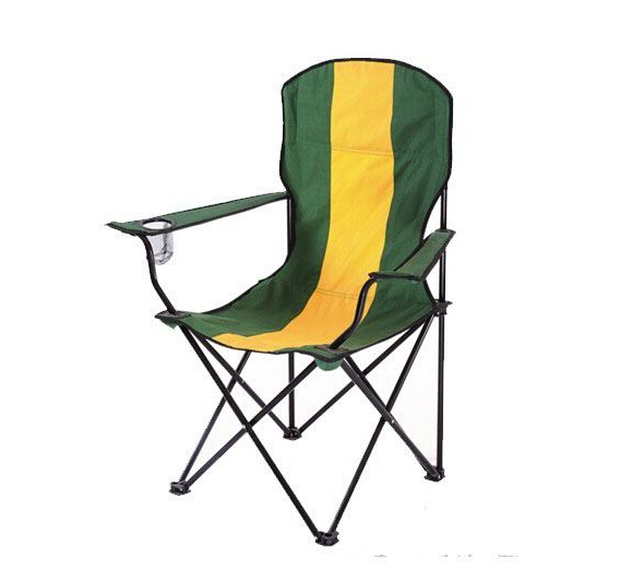 600D armrest folding camping chair with cup holder from Ningbo Wincar