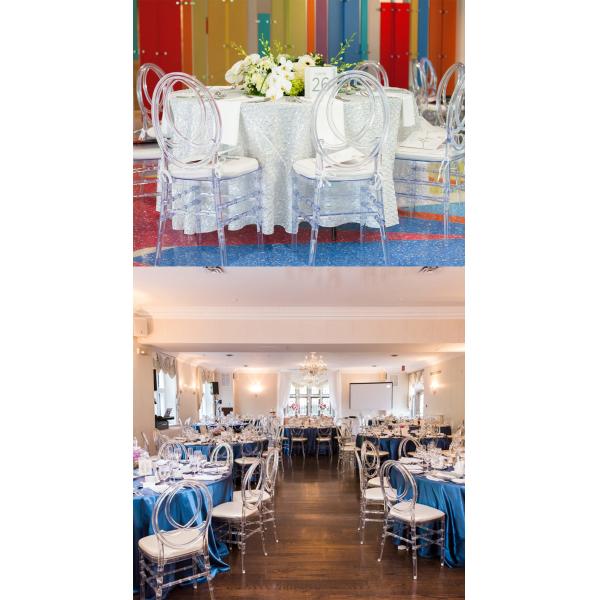 Phoenix Resin Chiavari Chair Stackable Wedding Banquet Event Use