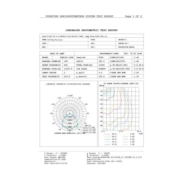 150watt High-Power LED High Bay Light|Led lamps|LED Factory lamps