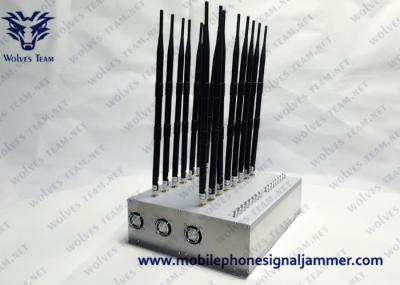 New Type Full Bands Adjustable 16 Antennas Powerful GPS WIFI 3G 4G All Cell Phone Signal Jammer