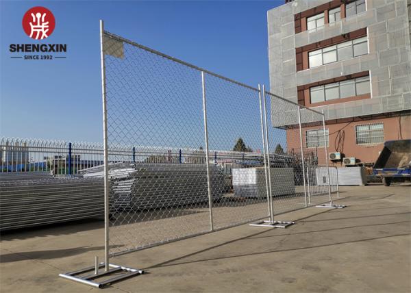 Construction 2.4m Chain Link Temporary Fence Movable Hot Dipped
