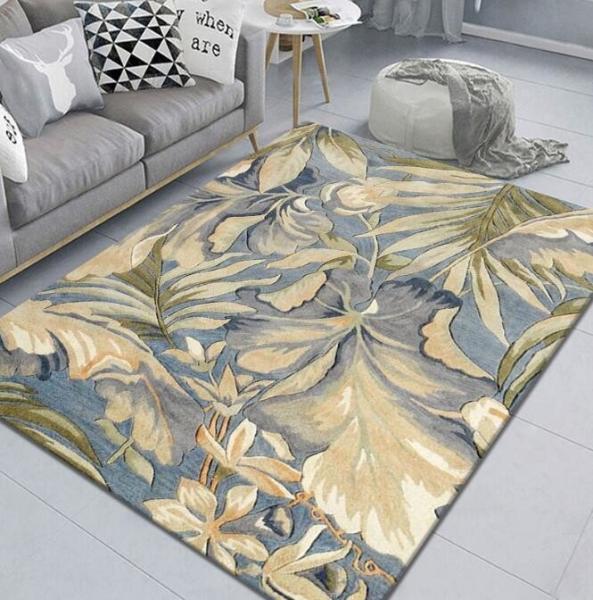 Hand Painted Printed Tatami Mat Home Full Living Room Floor Carpets Machine Washable