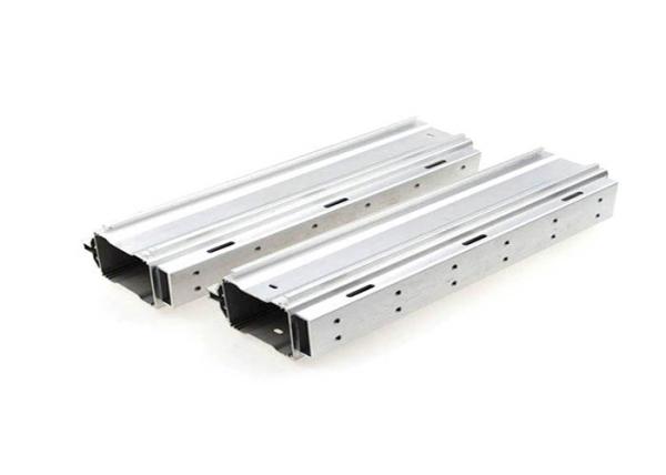 T4 6063 Aluminum Extrusion Parts CNC Aluminum Profile Customizable For Industrial Machinery