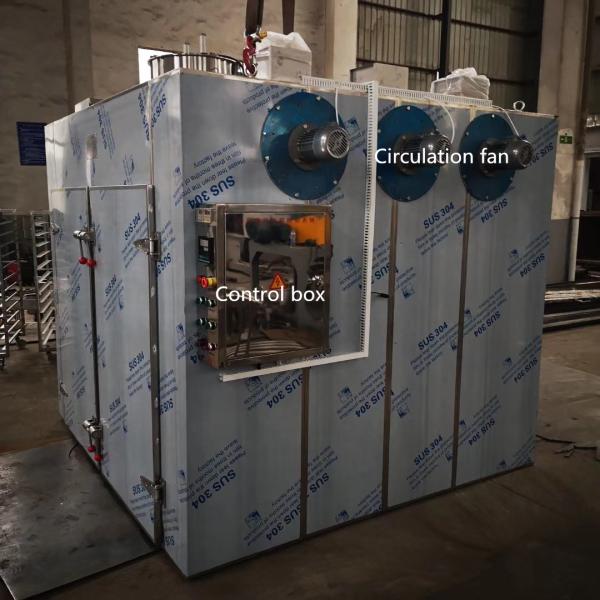 CE Stainless Steel Hot Air Oven Dryer 6KW To 9KW Chinese Herb Food Tray Dryer