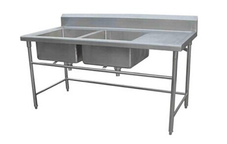 Ресторан/гостиница отполировали двойную раковину нержавеющей стали шара с