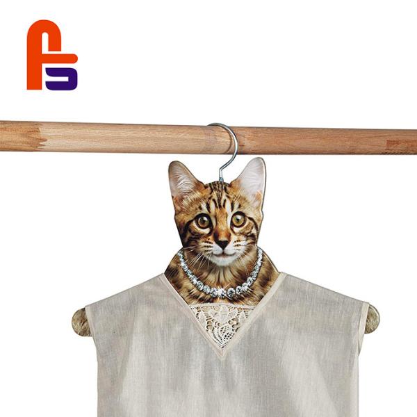 Cute Design Clothes  Flexo Printing BSCI Assured Custom Cardboard Hangers