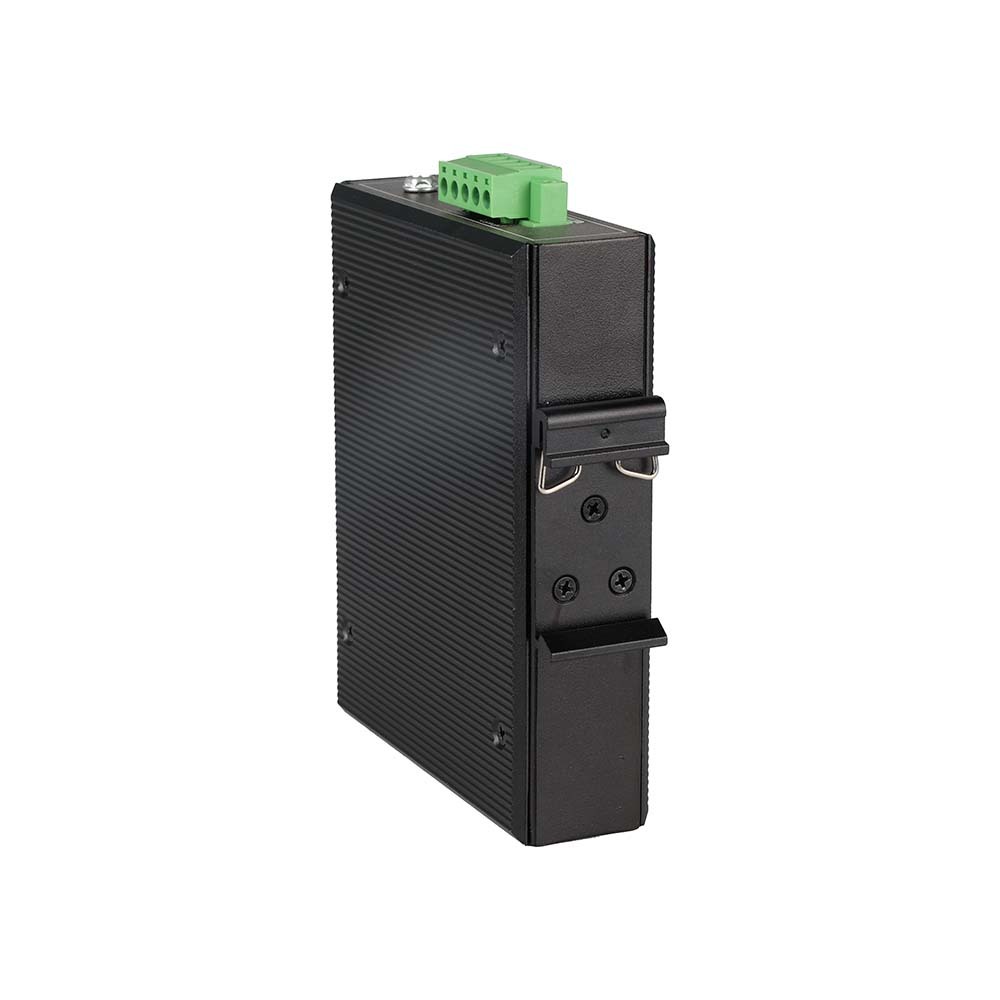 6-port Gigabit Industrial PoE Switch with 30W per Port and DIN Rail Mountable