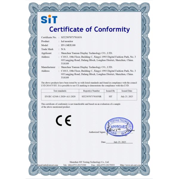 Shenzhen Yanxun Display Technology Co., Ltd.