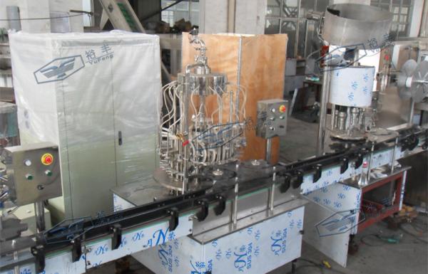 5000 BPH Linear Water Filling Equipment , Plastic Bottles Liquid Filler Machine