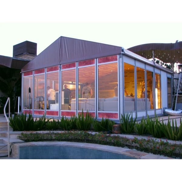 500 Seaters Huge Glass Wall Event Tents Garden Party Tent For Reception