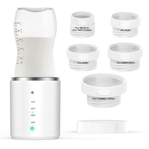 USB Baby Bottle Warmer 45W Portable Breast Milk Warmer 81x81x109mm