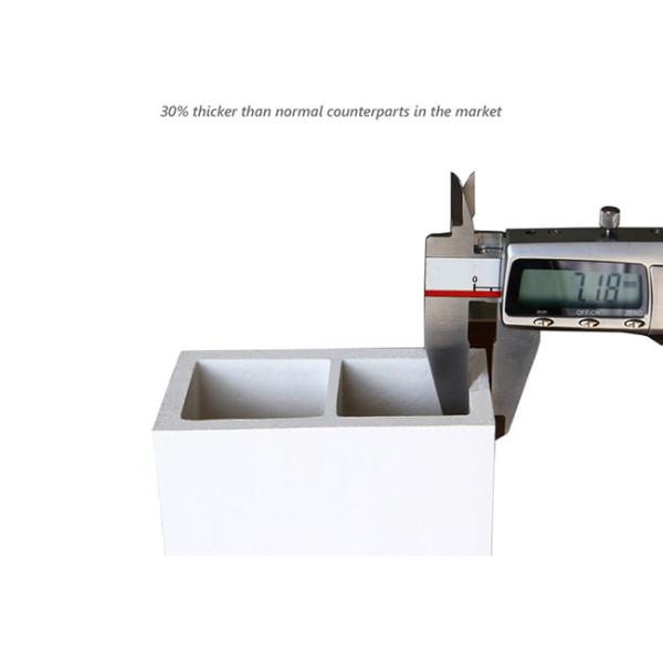 Трубка 100x50mm тимберса полости WPC деревянного зерна составная для ресторана