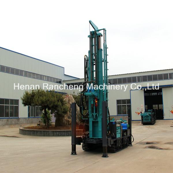Hydraulic 380m Deep Water Well Drilling Machine 140mm - 325mm Diameter 96KW Power