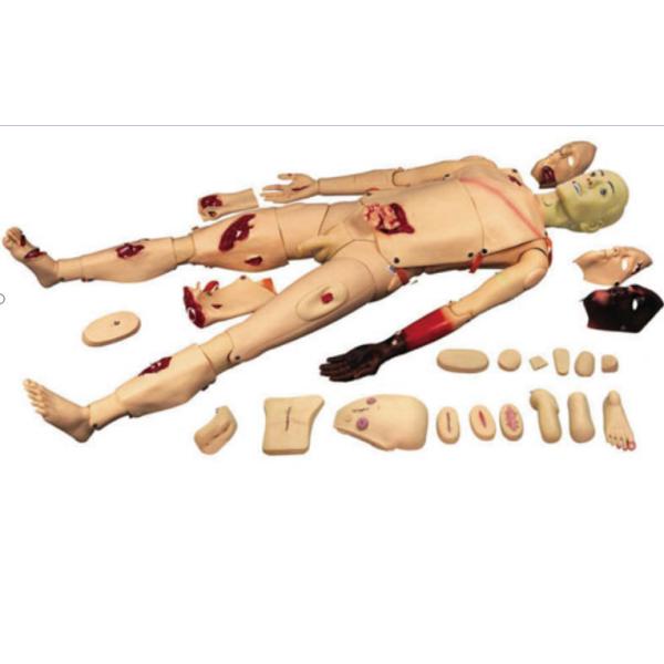 Factory price full functions trauma dummy nursing care training manikin medical trauma nurse skill traumatology training model