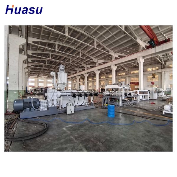 Energy Saving Automatic And Computerized High Productivity Double Wall Corrugated Pipe Extrusion Machine for HDPE Pipe Extrusion Line