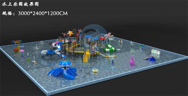 Projeto UV médio do parque da água da fibra de vidro de 1400㎡ Aqua Park Anti para o recurso residencial
