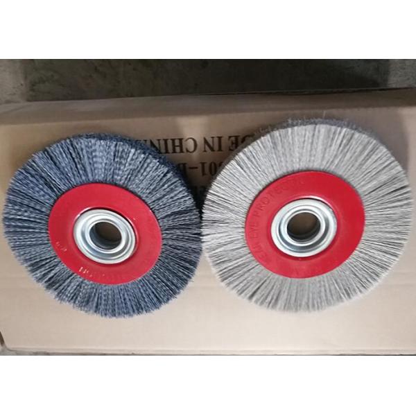 White Abrasive Nylon Wheel Brush Dupont Aluminium Oxide Wire Material