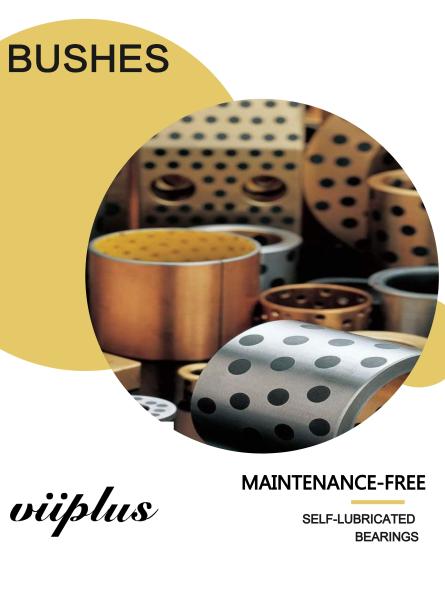 Tin Bronze EN Casting Copper Alloy Bearings CuSn12 Sleeve & Flange Bushings For Hydraulic Components