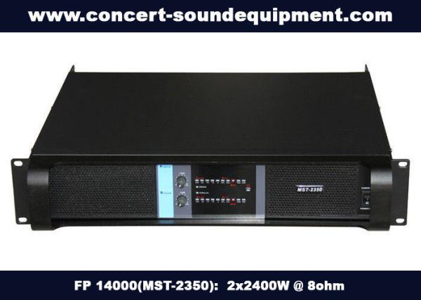 2 Channel Stereo Power Amplifier FP 14000 With NEUTRIK Connectors And Copper Heat Sink