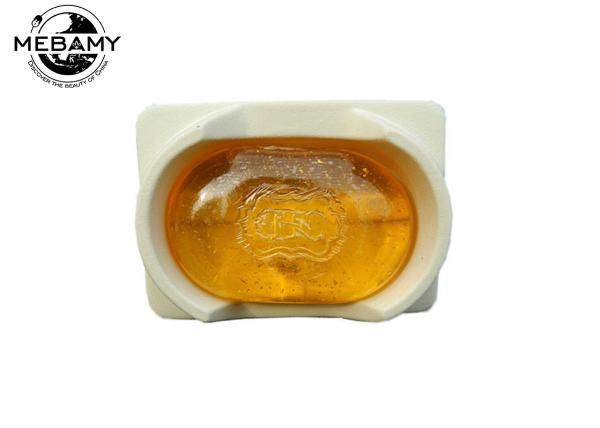 O ouro 24K erval natural Handcrafted a pele orgânica do sabão que limpa a forma oval