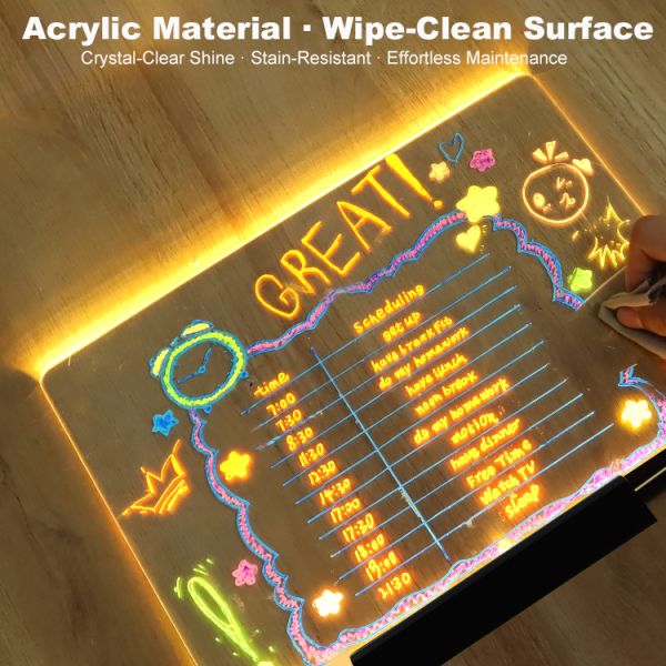 Factory Direct Hot Sale Customizable 20x30cm USB Rechargeable Night Light LED Light Pad