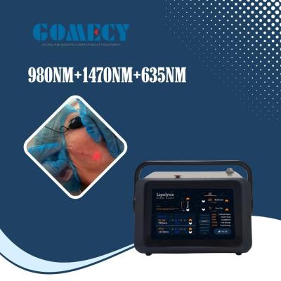 Remove Red Blood Effectively with Endolift Laser Machine 980nm 1470nm 635nm Wavelengths and 0-999s Pulse Duration