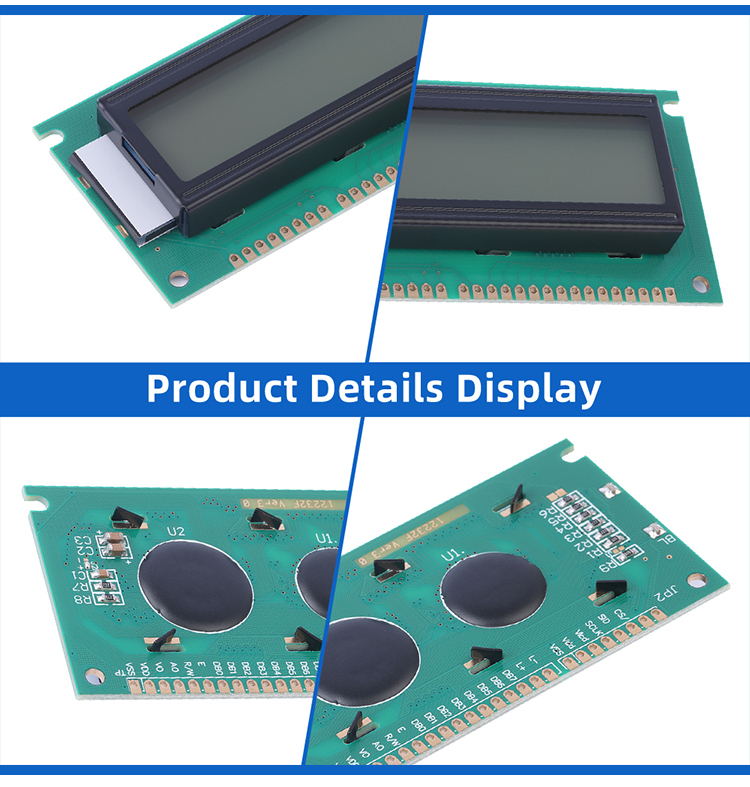 Grey Film 12232F LCD Screen Module 122*32 Character Dot Matrix Screen Controller ST7920 Voltage 5V 3.3V