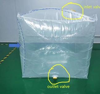 1000L Steel IBC Tank PE Film Liner Bag For Cooking Oil And Wine Transport