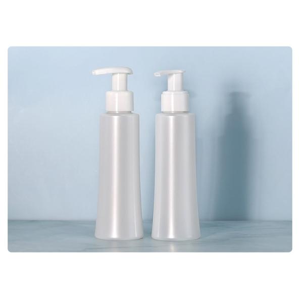 120ml Popular Shinny White Foam Pump Bottle Plastic PET Face Cleanser Refillable Bottle Set Liquid Lotion Cream Pump Bottle