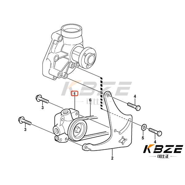 КБЗЕ НОВЫЙ ТРАНСФЕР ПИМП VOE 20980697 VOE 20980697 для погрузчика Volvo L60F L70F L90F