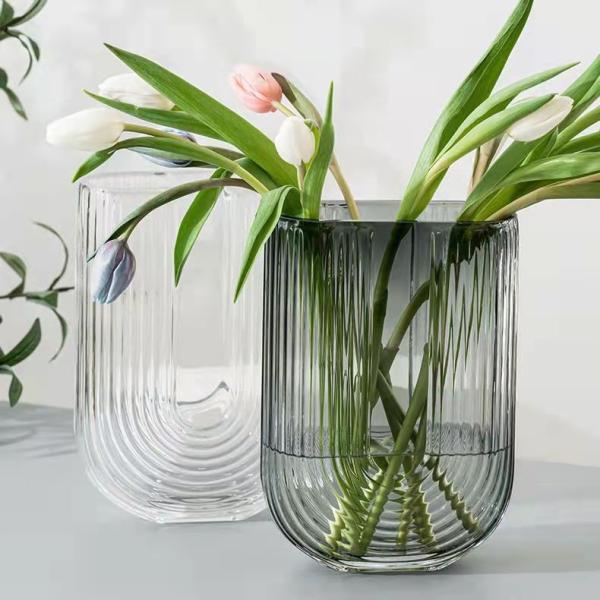 Decoração de Vaso de Vidro de 23cm A adição perfeita à sua coleção moderna de vidro para sala de estar quarto decoração de casa