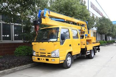 ISuzu Double Row 14m 16m Aerial Lift Truck For Cherry Picker