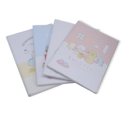 Livro de exercícios de desenhos animados coloridos, imprimido, sem magnetismo e auto-aderente