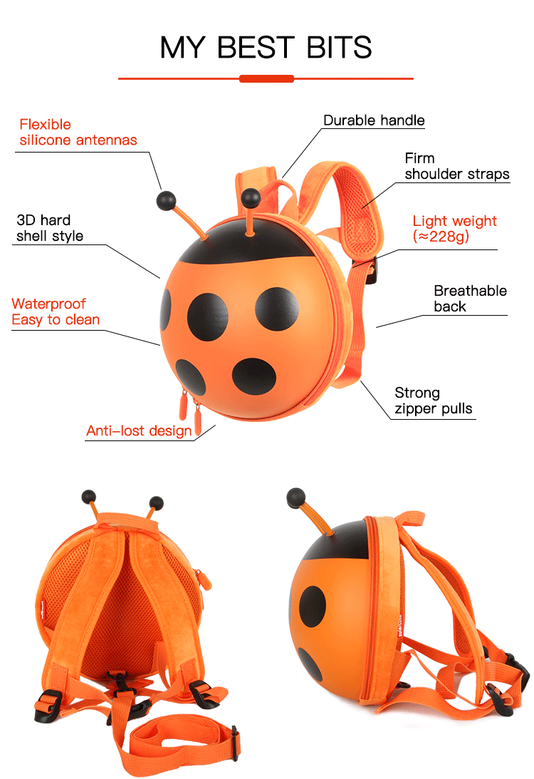 Supercute Custom 3d Eva Children Backpack Kids Anti Lost Backpack For Boy And Girls