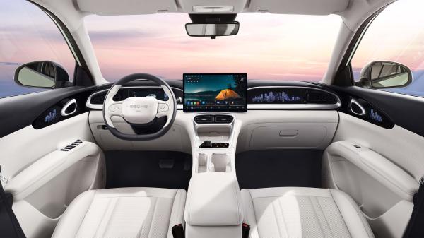 4135x1805x1570mm Geely Galaxy Electric Sedan with 410km Pure Electric Range and Lithium Battery Energy EV Motor