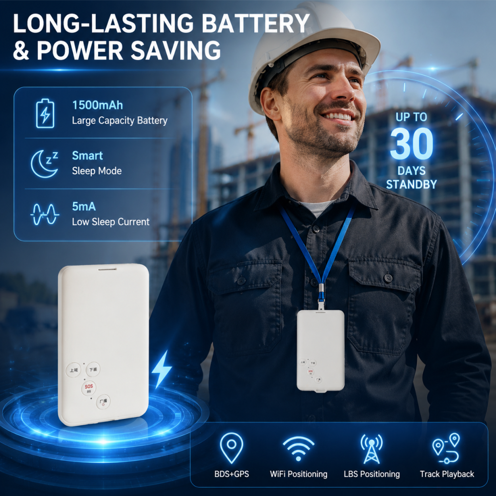 VN-Badge G1A 4G CAT1 Smart Badge Positioning Terminal