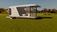 Nouvelle capsule personnalisée en acier électroplaqué structure de conteneur intégrée maison portable conteneur spatial capsule maison mobile