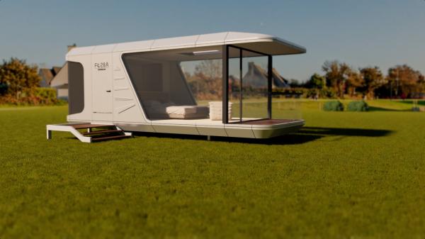 Space Capsule House Advanced Prefabricated Construction for Commercial Facilities in Weifang City